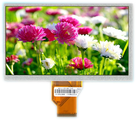 7,0 relação do Pin RGB do módulo 50 da exposição da polegada 800x480 Dots Resolution TFT LCD