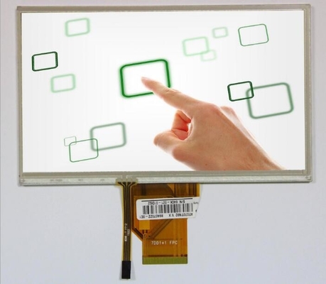 7Módulo de exibição LCD TFT de 0,0 polegadas para máquinas de comunicação com resolução de 800x480